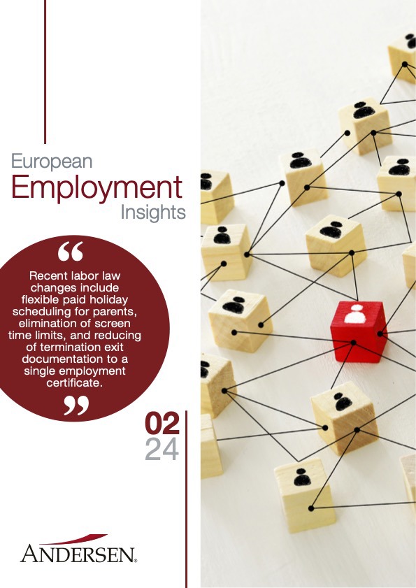 Seeds of Law collaborating with Andersen Global: Employment European Insights 02-24