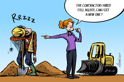 replacing contractor