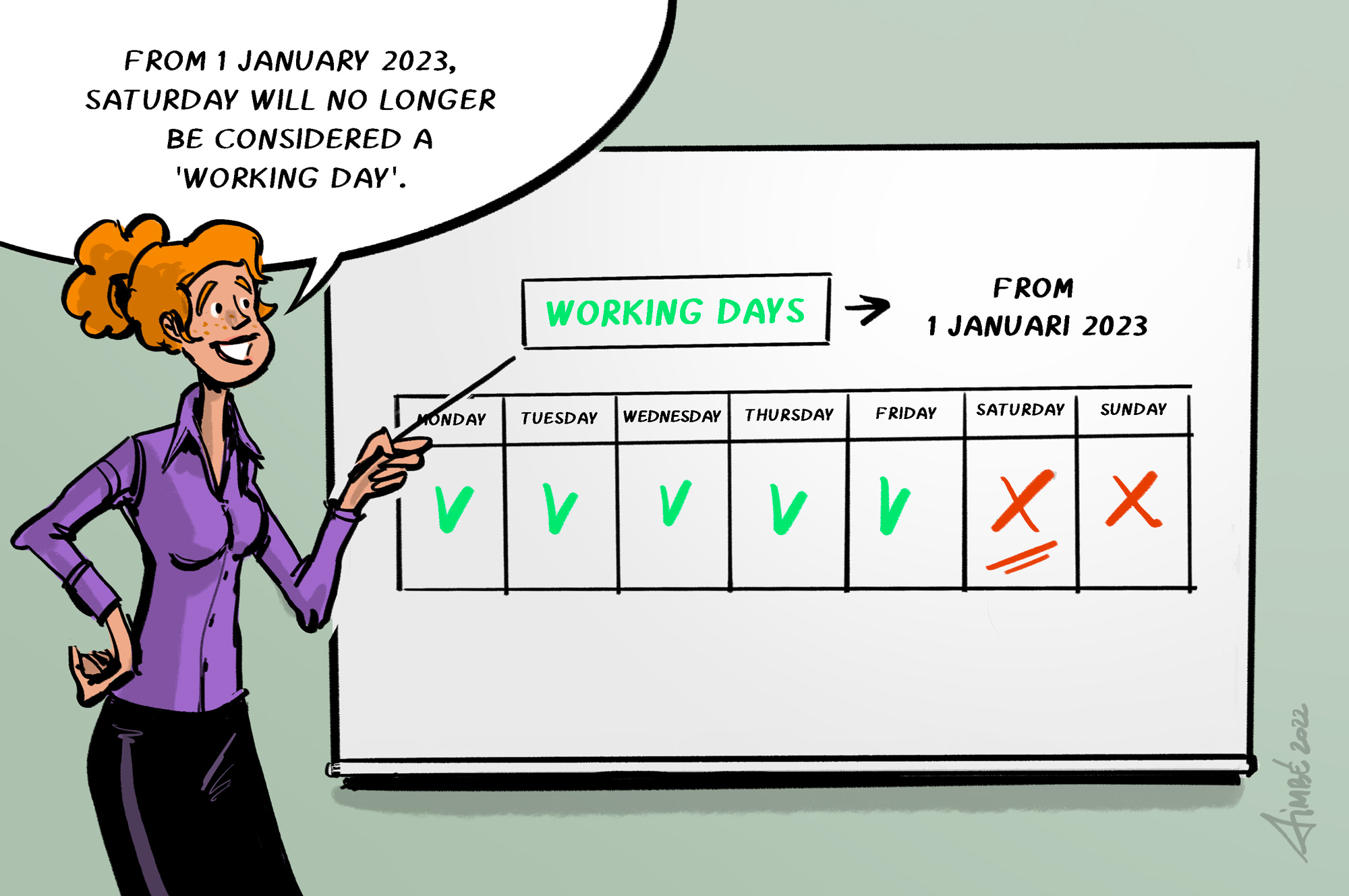 Saturday Is No Longer A working Day Seeds Of Law